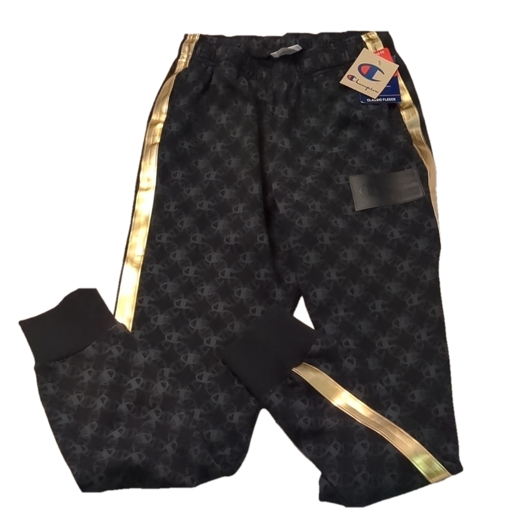 Champion logo fleece joggers size medium